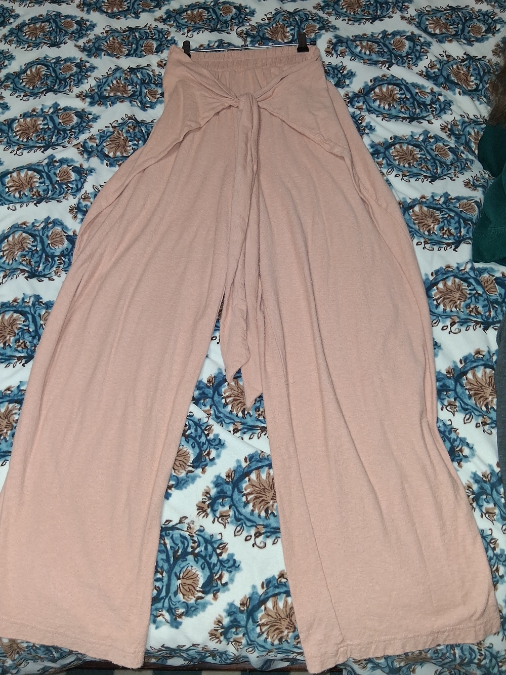 Free People Beach Wide-Leg Tie-Front Pants